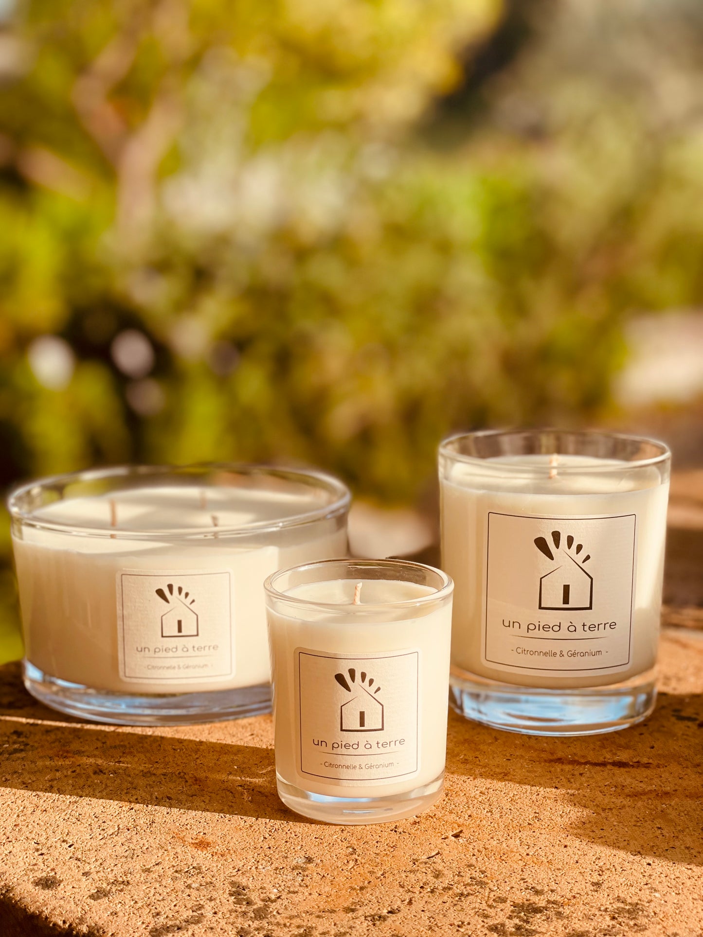 Bougie parfumée "Citronnelle et Géranium"