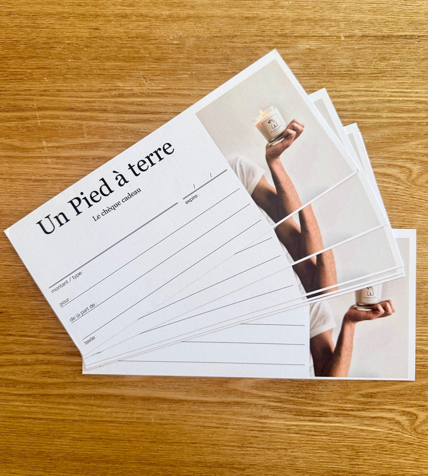 Les Cartes cadeaux "Un Pied à terre"