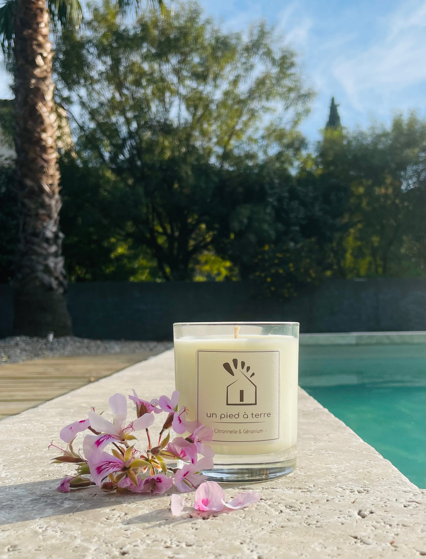 Bougie parfumée "Citronnelle et Géranium"