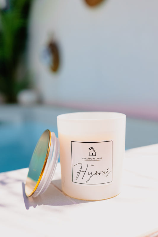 Bougie parfumée "Un Pied à Terre à Hyères"