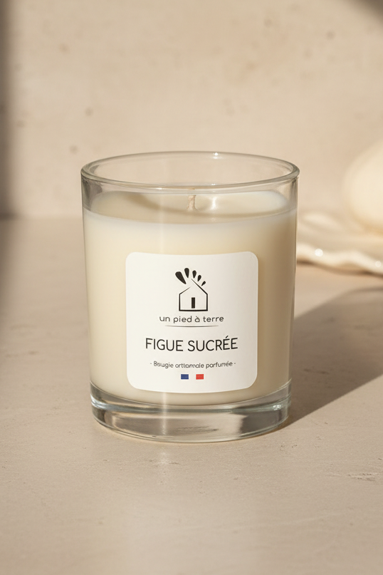 bougie parfumée artisanale figue sucrée