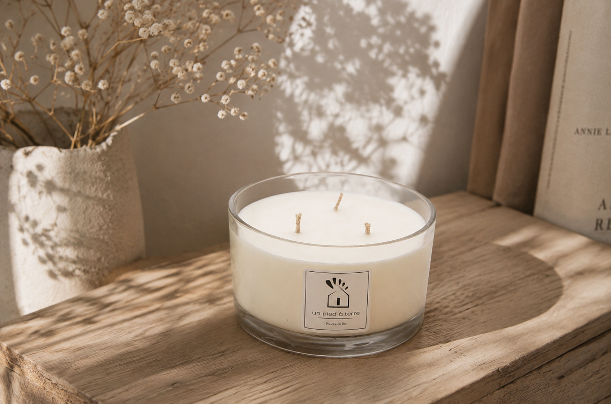 Bougie parfumée Poudre de riz