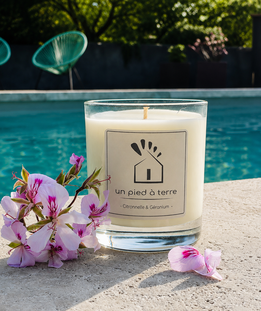 Bougie parfumée Citronnelle & Géranium