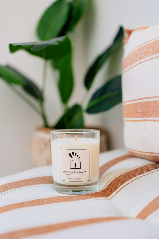 bougie parfumée artisanale Pivoine Impériale