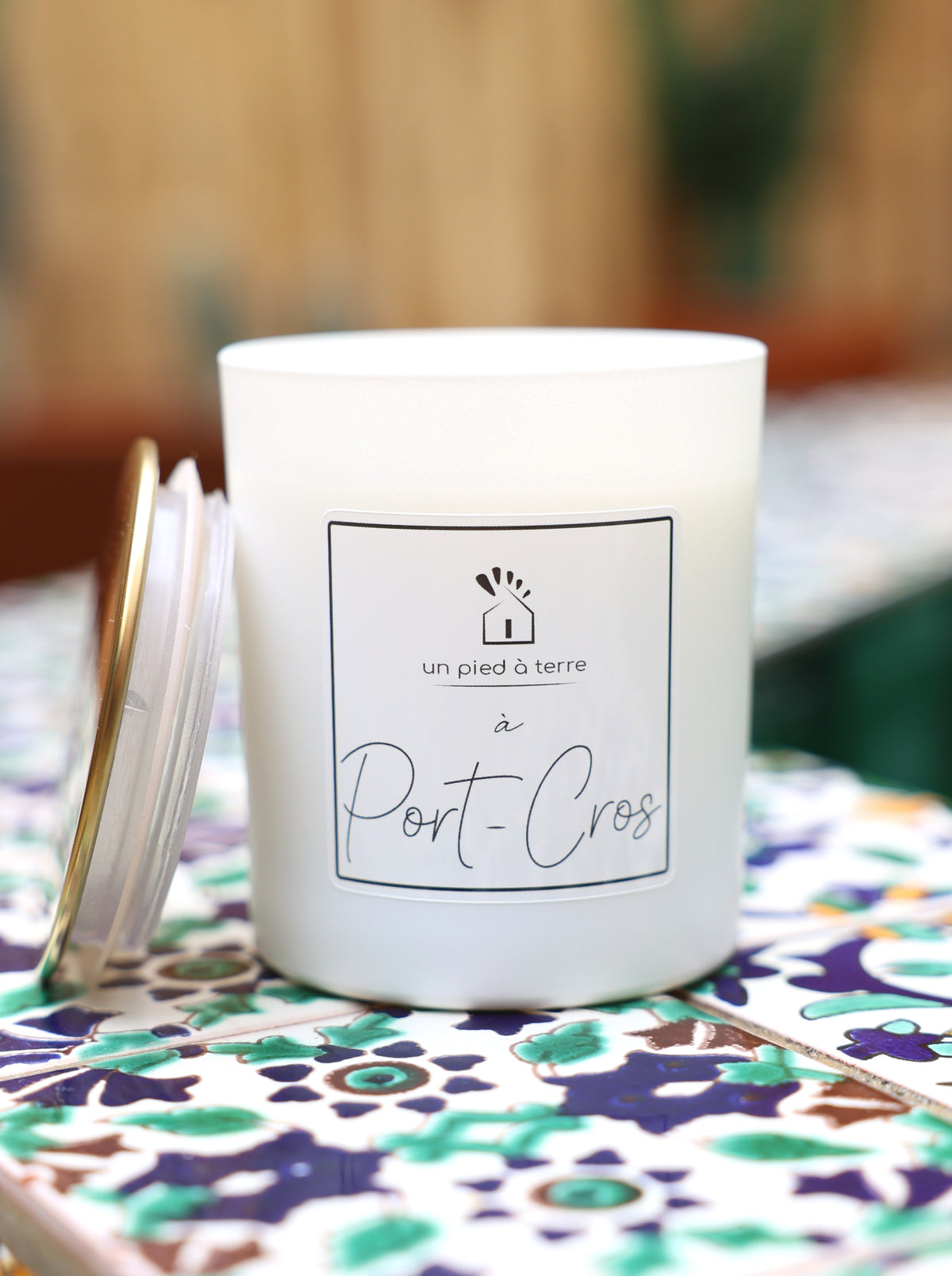 bougie parfumée artisanale Port-Cros