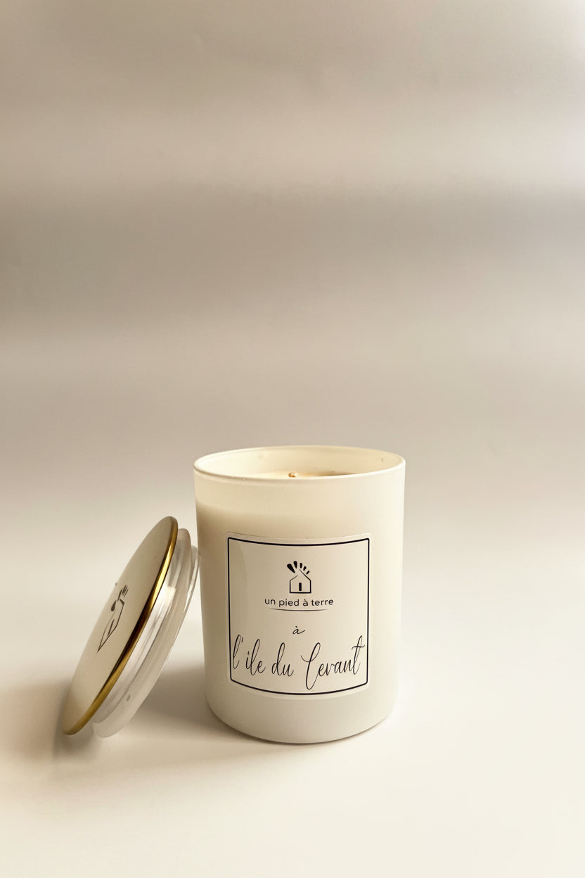 bougie parfumée artisanale île du Levant