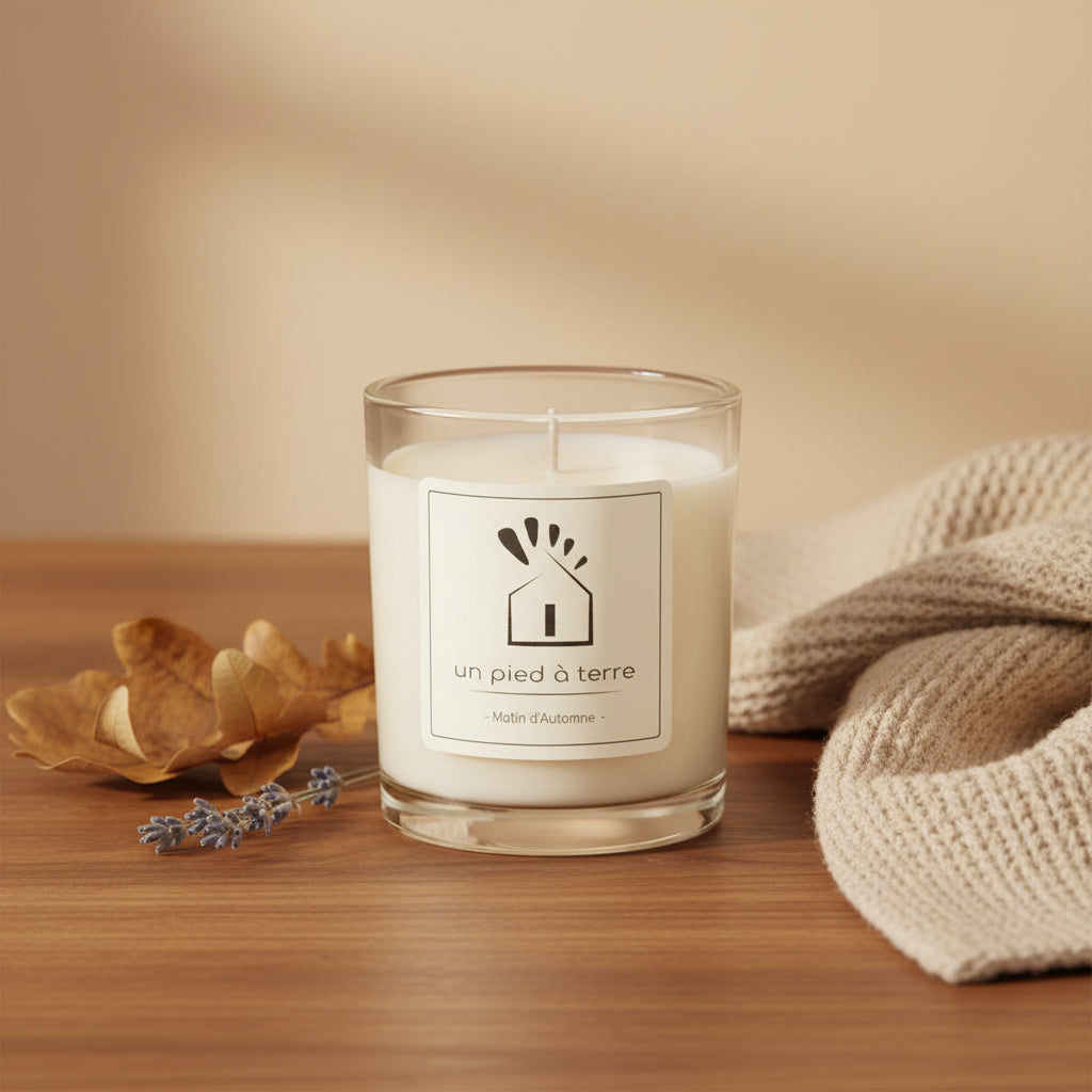 bougie parfumée artisanale Matin d'automne