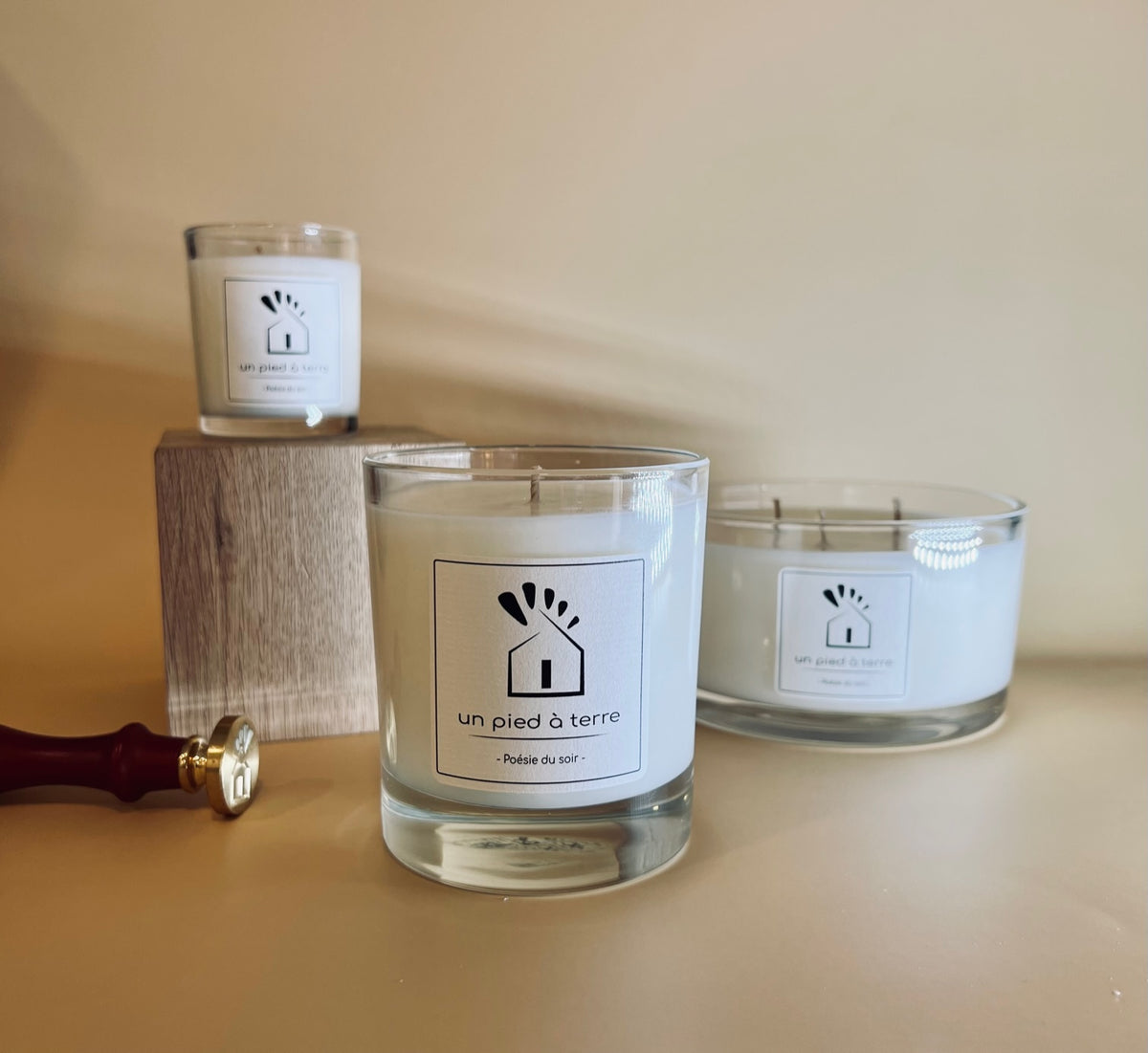 Bougie parfumée artisanale Poésie du Soir